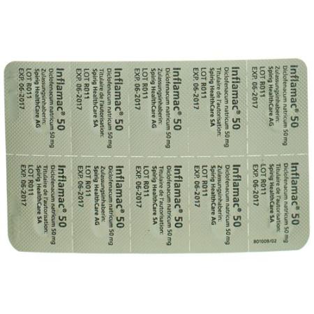 Inflamac Caps 50 mg 20 pcs - PrimeCare Global