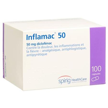 Inflamac Caps 50 mg 100 pcs - PrimeCare Global