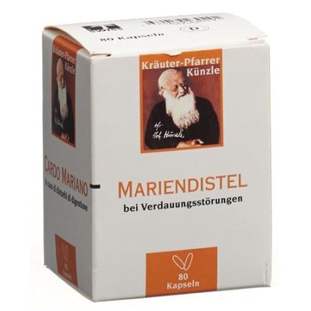 K&uuml;nzle milk thistle capsules Ds 80 pcs - PrimeCare Global