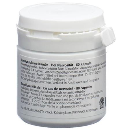 Kuenzle Passionsblume 80 Kaps - PrimeCare Global