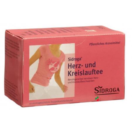 Sidroga Herz Kreislauf Tee 20 Beutel - PrimeCare Global