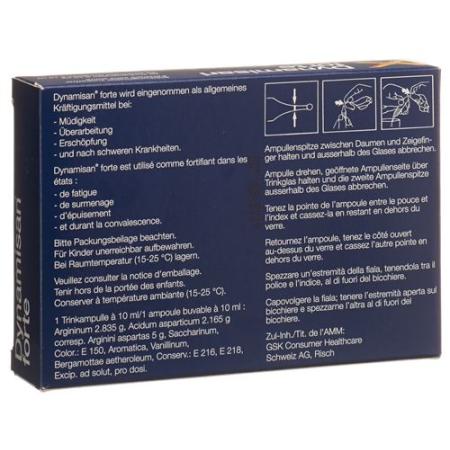 Dynamisan forte drinking solution 20 ampoules 10 ml - PrimeCare Global