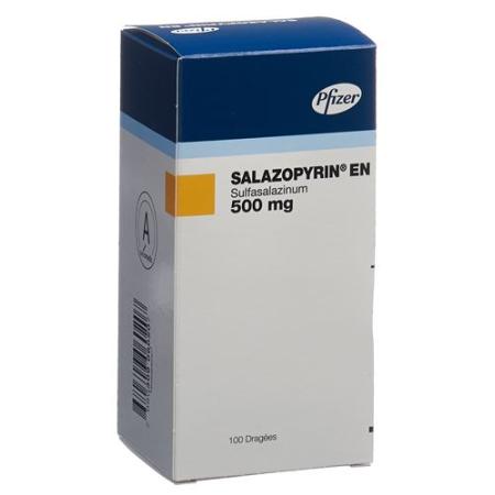 Salazopyrin EN Drag 500 mg 100 pcs - PrimeCare Global