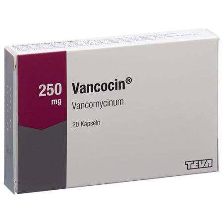 Vancocin Capsules 250 mg 20 pcs - PrimeCare Global