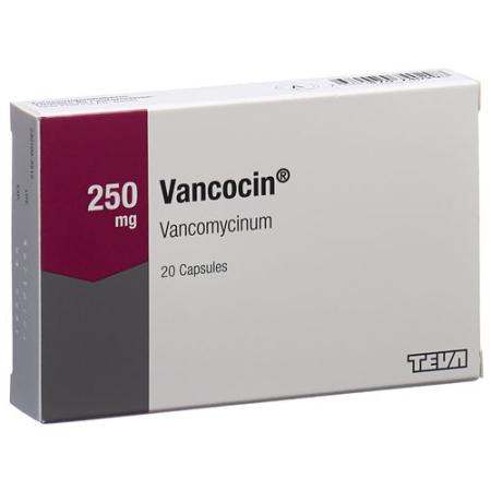 Vancocin Capsules 250 mg 20 pcs - PrimeCare Global