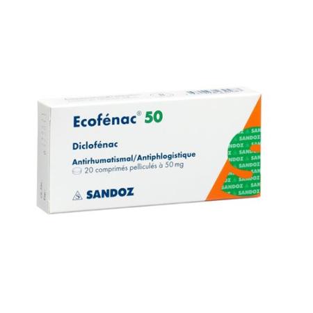 Ecofenac Filmtablet 50 mg 20 pcs - PrimeCare Global