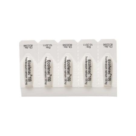 Ecofenac Supp 100 mg 10 pcs - PrimeCare Global