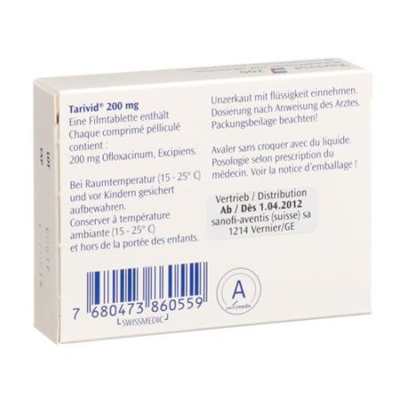 Tarivid Filmtablet 200 mg 10 pcs - PrimeCare Global