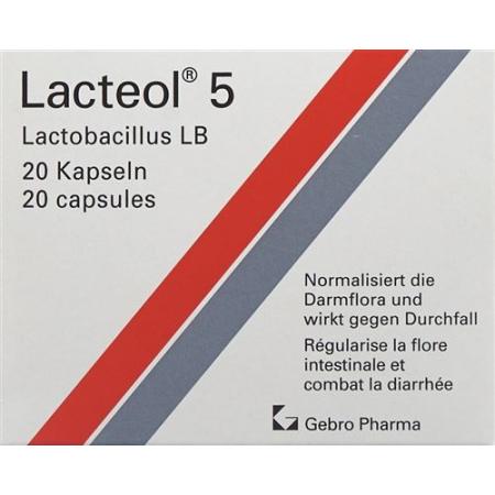 Lacteol 5 caps 20 pcs - PrimeCare Global