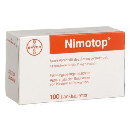 Nimotop Lacktabl 30 mg 100 pcs - PrimeCare Global