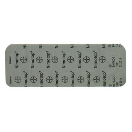 Nimotop Lacktabl 30 mg 100 pcs - PrimeCare Global