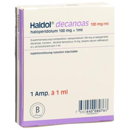 Haldol decanoas Inj Loes 100mg/ml amp 1ml - PrimeCare Global