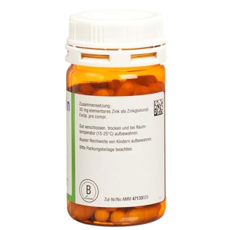 Burgerstein zinc gluconate tablets 30 mg 100 pieces - PrimeCare Global