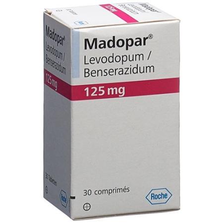 Madopar Tabl 125 mg Ds 30 pcs - PrimeCare Global