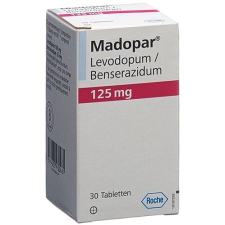 Madopar Tabl 125 mg Ds 30 pcs - PrimeCare Global