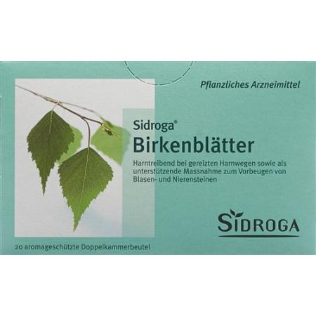 Sidroga Birch Leaves 20 bags 1.5 g - PrimeCare Global