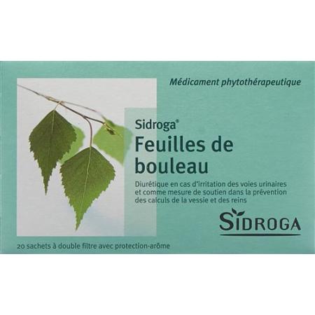 Sidroga Birch Leaves 20 bags 1.5 g - PrimeCare Global