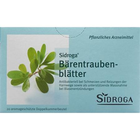 Sidroga Bearberry Leaves 20 Bags 2 g - PrimeCare Global