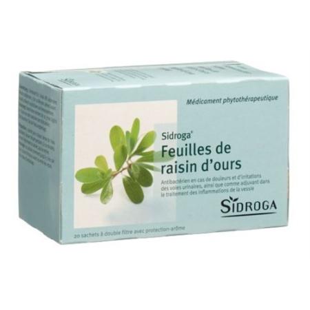 Sidroga Bearberry Leaves 20 Bags 2 g - PrimeCare Global