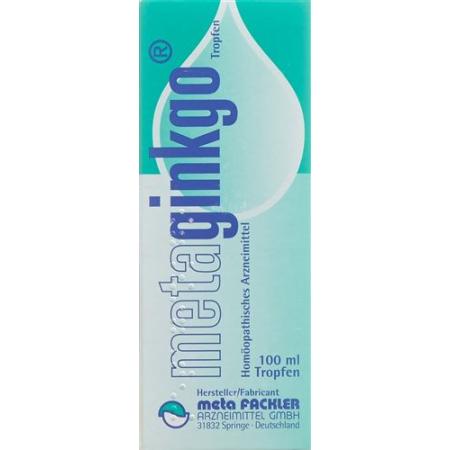 Metaginkgo drops bottle 100 ml - PrimeCare Global