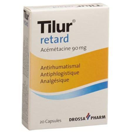 Tilur retard Ret Kaps 90 mg 20 pcs - PrimeCare Global