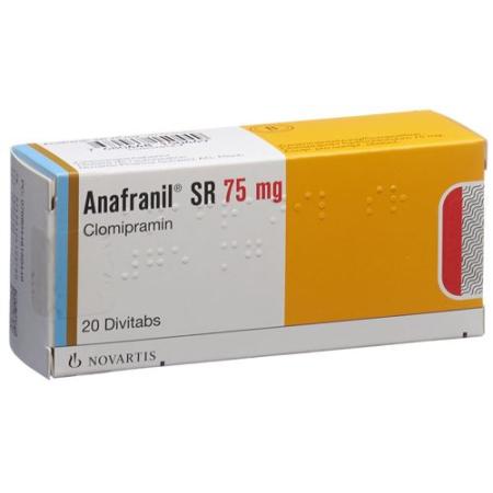 Anafranil SR Divitabs 75 mg 20 pcs - PrimeCare Global