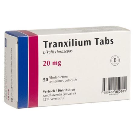 Tranxilium Tabs film tabl 20 mg 50 pcs - PrimeCare Global