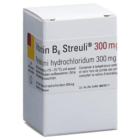 Vitamin B6 Streuli Tabl 300 mg Ds 20 pcs - PrimeCare Global