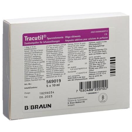 Tracutil Inf L&ouml;s 5 Amp 10 ml - PrimeCare Global