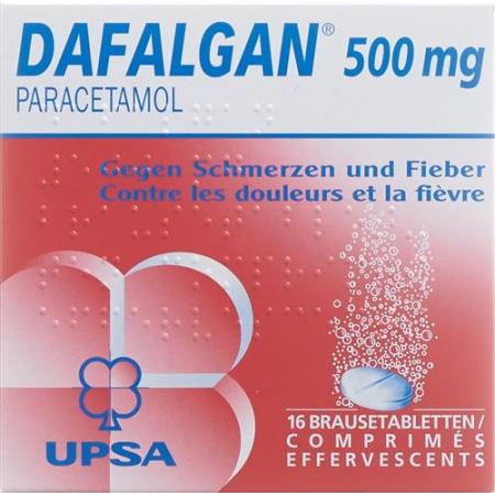Dafalgan effervescent tablet 500 mg 16 pcs - PrimeCare Global