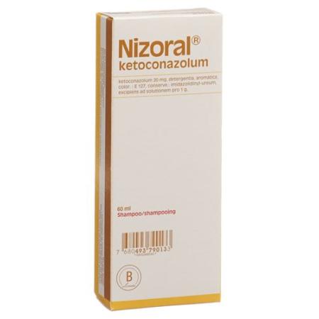 Nizoral Shampoo 20 mg/g bottle 60 ml - PrimeCare Global