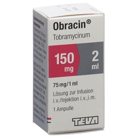 Obracin Inj sol 150mg/2ml perf 2ml - PrimeCare Global