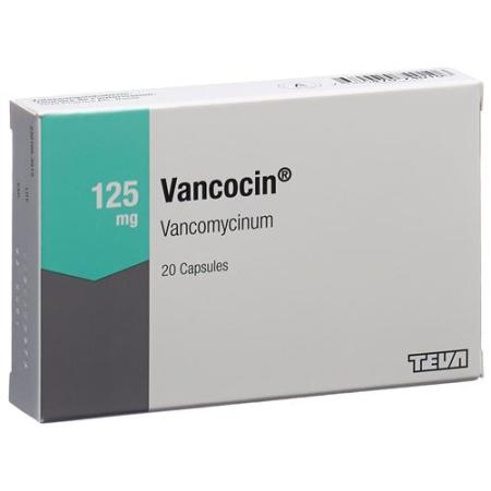 Vancocin Kaps 125 mg 20 pcs - PrimeCare Global