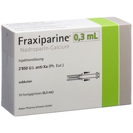 Fraxiparine 0.3 ml Inj L&ouml;s 10 Fertspr 0.3 ml - PrimeCare Global