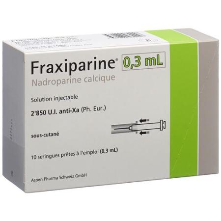 Fraxiparine 0.3 ml Inj L&ouml;s 10 Fertspr 0.3 ml - PrimeCare Global
