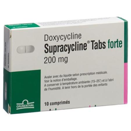 Supracyclin Tabs forte Tabl 200 mg 10 pcs - PrimeCare Global