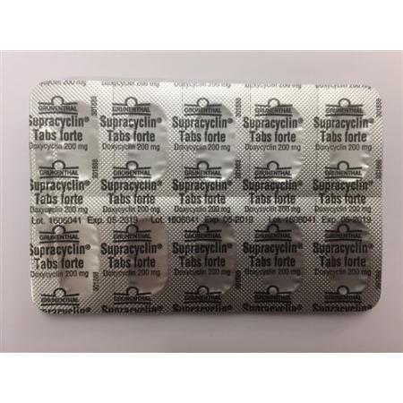 Supracyclin Tabs forte Tabl 200 mg 10 pcs - PrimeCare Global