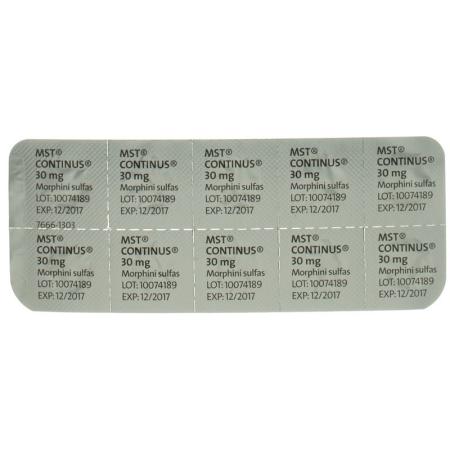 MST Continus Ret Tabl 30 mg 60 pcs - PrimeCare Global