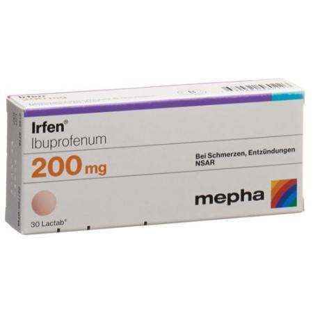 Irfen Lactab 200 mg 30 pcs - PrimeCare Global