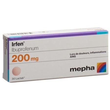 Irfen Lactab 200 mg 100 pcs - PrimeCare Global