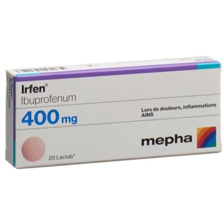 Irfen Lactab 400 mg 20 pcs - PrimeCare Global