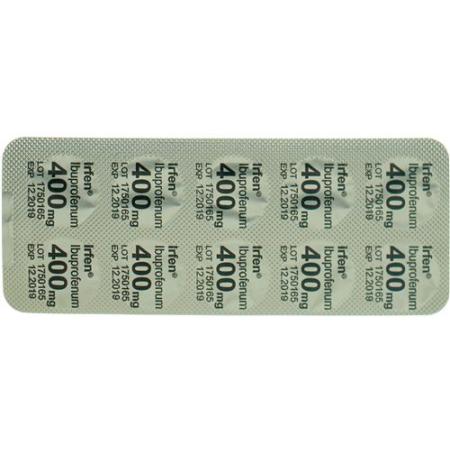 Irfen Lactab 400 mg 20 pcs - PrimeCare Global