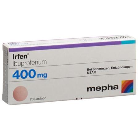 Irfen Lactab 400 mg 50 pcs - PrimeCare Global