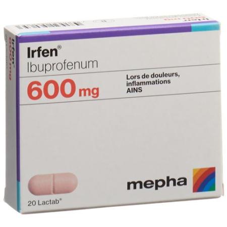 Irfen Lactab 600 mg 100 pcs - PrimeCare Global