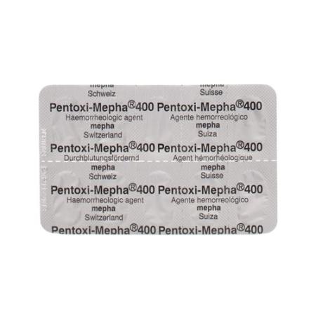Pentoxi-Mepha Ret Tabl 400 mg 100 pcs - PrimeCare Global