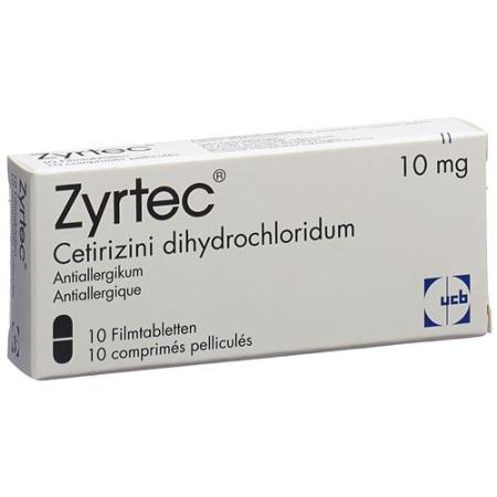 Zyrtec film-coated tablets 10 mg 10 pcs - PrimeCare Global