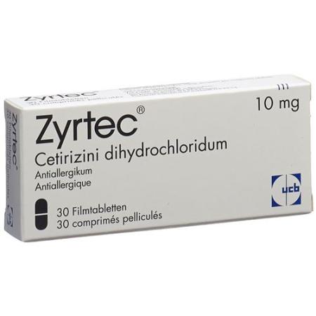 Zyrtec Filmtablet 10 mg 30 pcs - PrimeCare Global