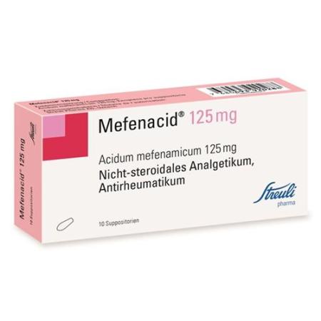 Mefenacid Supp 125 mg 10 pcs - PrimeCare Global