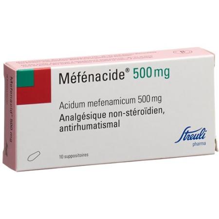 Mefenacid Supp 500 mg 10 pcs - PrimeCare Global