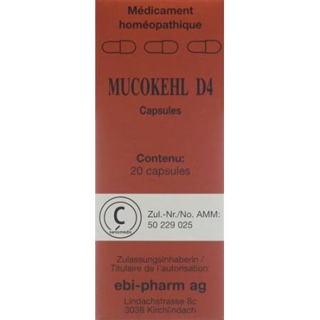 Mucokehl Kaps D 4 20 pcs - PrimeCare Global